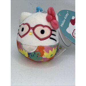 Hello Kitty Squishmallows x Hello Kitty & Friends Sanrio Clip-On 3.5" Plush  NWT